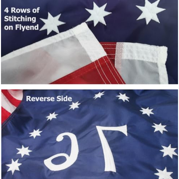 1776 Bennington Flag - Durable SolarMax Nylon Made in USA