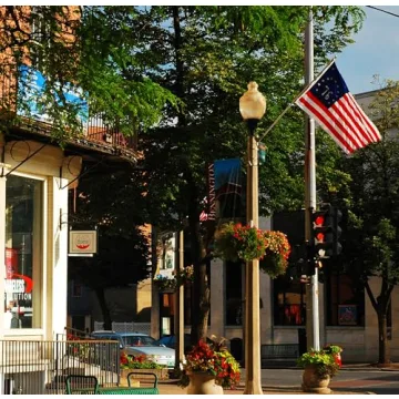 1776 Bennington Flag - Durable SolarMax Nylon Made in USA