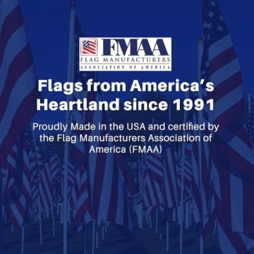 1776 Bennington Flag - Durable SolarMax Nylon Made in USA