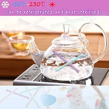 Soft Silicone Teething Tubes for Babies Dishwasher Safe