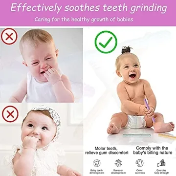 Soft Silicone Teething Tubes for Babies Dishwasher Safe
