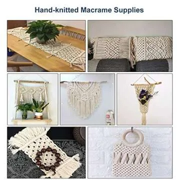 Eco-Friendly 100% Natural Cotton Macrame Cord 4mm