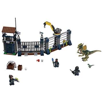 LEGO Jurassic World Dilophosaurus Outpost Attack Building Kit 75931