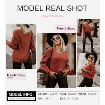 Dokotoo Women's Elegant Fall Sweater - Stylish & Cozy