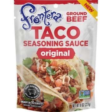 Frontera, Sauce Taco Seasoning Ground Beef