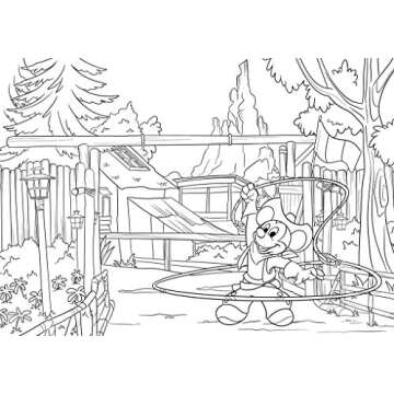 Disneyland Parks Colouring Book