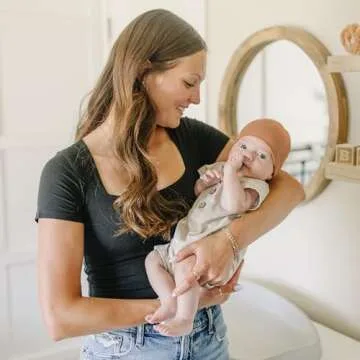 Konssy 6 Pack Baby Beanie Hats for Unisex, Toddler Beanies Baby Girl Boy Hat Warm Cap for Baby, Infant, Toddler 0-6 Months