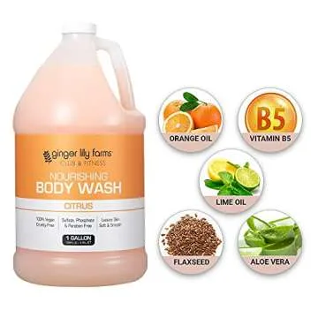 Ginger Lily Farms Nourishing Body Wash, Vegan & Cruelty-Free