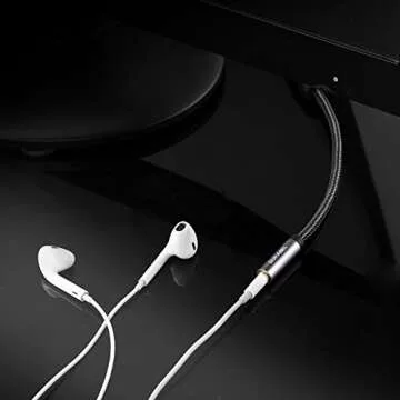 DUKABEL 3.5mm TRRS Headphone Extension Cable - 4ft Durable Audio