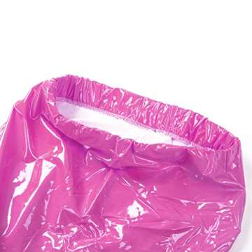 Springcmy Women Neon Leather Bodycon Mini Skirt Skirts Sexy Shiny Liquid Metallic Wet Look Latex Skirt