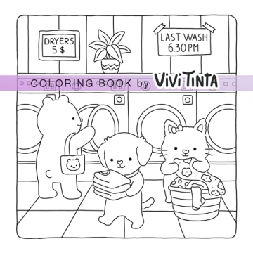 Adorable Fuzzy Friends Coloring Book for All Ages
