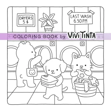 Adorable Fuzzy Friends Coloring Book for All Ages