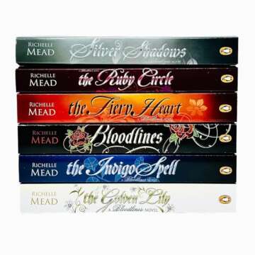 Richelle Mead Bloodlines 6 Books Collection Set (Bloodlines, The Golden Lily, The Indigo Spell, The Fiery Heart, Silver Shadows, The Ruby Circle)