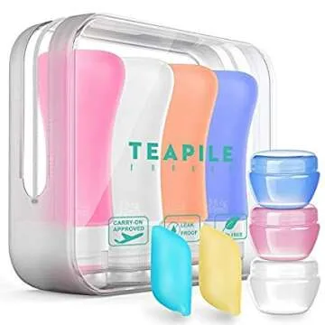 Travel Bottles 14 Pack - Leakproof and TSA Approved
