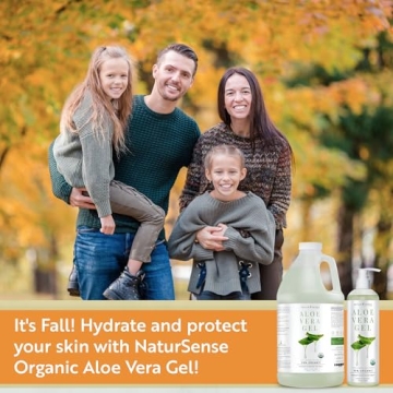 NTRSNS Organic Aloe Vera Gel - Pure Natural Healing Gel