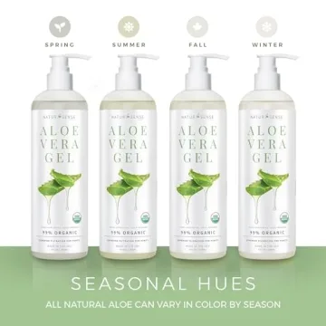NTRSNS Organic Aloe Vera Gel - Pure Natural Healing Gel