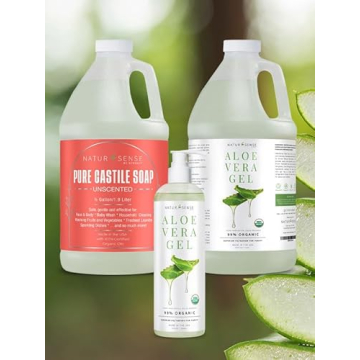 NTRSNS Organic Aloe Vera Gel - Pure Natural Healing Gel