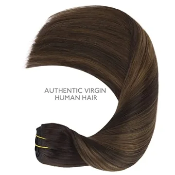 WENNALIFE Clip In 20 Inch Human Hair Extensions
