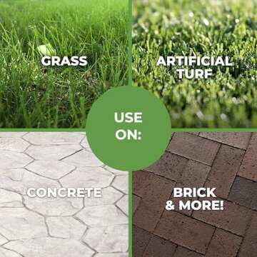 Simple Green Outdoor Odor Eliminator for Pets, Dogs, 1 gallon Refill - Ideal for Artificial Lawns & Patio, Milky White