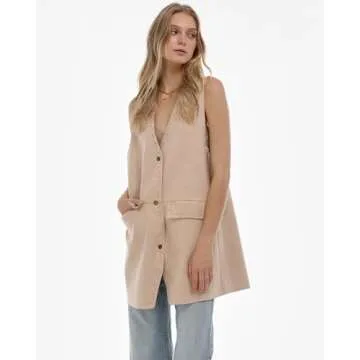 Locachy Vintage Suede Vest for Chic Style and Comfort