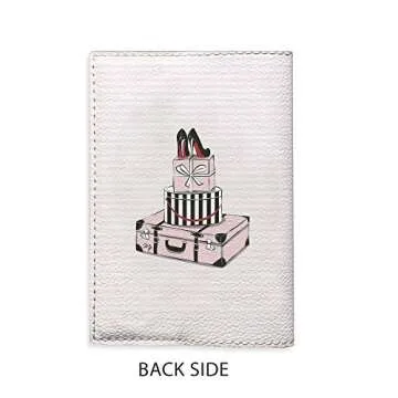 Passport cover Fashion pink bag eco - leather holder travel designer case for documents