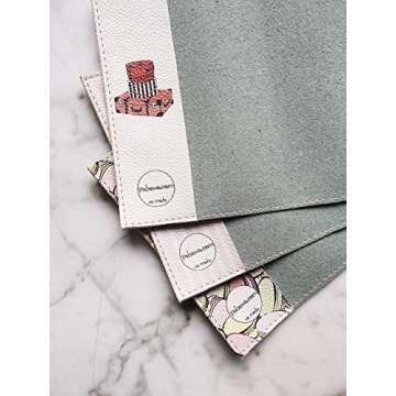 Passport cover Fashion pink bag eco - leather holder travel designer case for documents