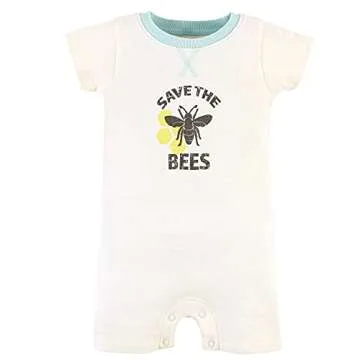 Touched by Nature Organic Cotton Rompers for Baby Boys