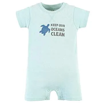 Touched by Nature Organic Cotton Rompers for Baby Boys