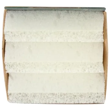 SCRUB DADDY Dye Free Sponge 3 Count for Eco-Friendly Cleaning