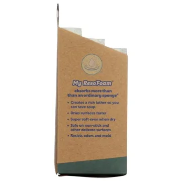 SCRUB DADDY Dye Free Sponge 3 Count for Eco-Friendly Cleaning