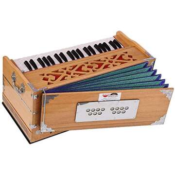 Kaayna Musicals Harmonium Pro Grade 3½ Octaves, 11 Stop