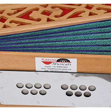 Kaayna Musicals Harmonium Pro Grade 3½ Octaves, 11 Stop
