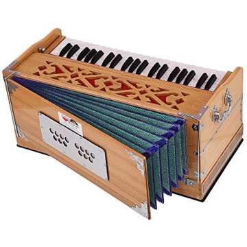 Kaayna Musicals Harmonium Pro Grade 3½ Octaves, 11 Stop