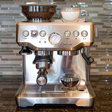 Youngever Double Wall Glass Espresso Coffee Mugs, 2 Pack 5.5 oz