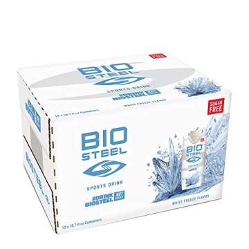 BioSteel Sports Drink, Great Tasting Hydration with 5 Essential Electrolytes, White Freeze Flavor, 1...