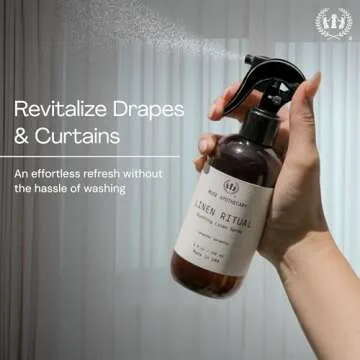 Muse Apothecary Linen Ritual - Aromatic, Soothing, and Relaxing Linen Spray for Bedding, Laundry and Fabric Spray Freshener - Infused with Natural Aromatherapy Essential Oils - Lavender Serenity