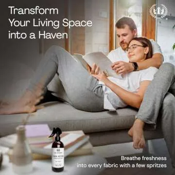 Muse Apothecary Linen Ritual - Aromatic, Soothing, and Relaxing Linen Spray for Bedding, Laundry and Fabric Spray Freshener - Infused with Natural Aromatherapy Essential Oils - Lavender Serenity