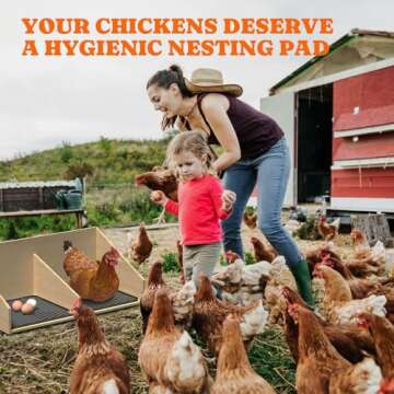 Durable Chicken Nesting Pads for Your Coop Bedding