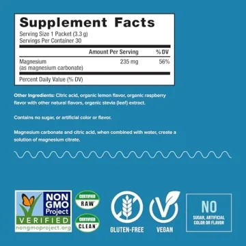 Natural Vitality CALM Magnesium Supplement Drink Mix