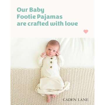 Caden Lane Newborn Knotted Gown with Hat, Soft Bamboo Viscose Baby Sleep Sack, Unisex Infant Nightgown, Breathable Sleepwear for Boys & Girls, Ideal Shower Gift or Coming Home Outfit, Oat Beige