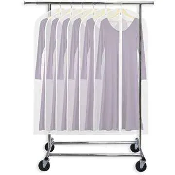 Simple Houseware 50-Inch Garment Bags - 6 Pack