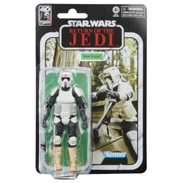STAR WARS The Black Series Biker Scout Action Figure - 40th Anniversary 6-Inch