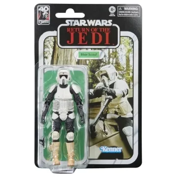 STAR WARS The Black Series Biker Scout Action Figure - 40th Anniversary 6-Inch