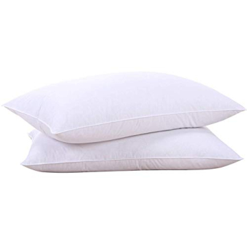 puredown Goose Down Pillows Set of 2 for Comfort