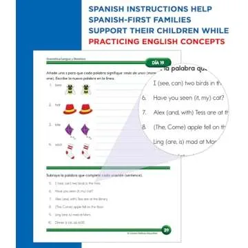 Summer Bridge Activities Spanish Kindergarten to 1st Grade Workbooks, K-1 Activity Book With Math, Reading Comprehension, Science, Fitness, Social Studies, Writing Practice, and Flash Cards