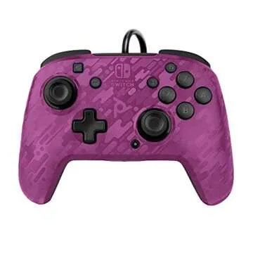 PDP Gaming Faceoff Deluxe+ Wired Switch Pro Controller - Officially Licensed by Nintendo - Customiza...