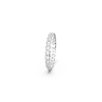 Swarovski Vittore XL Ring - Elegant Rhodium Finish