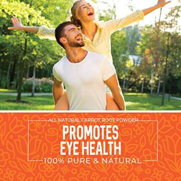 Herbaila Carrot Powder 16oz (1 lb), Pure Dried Carrot Juice Powder, Smoothie Booster, Natural Orange Carrot Food Coloring, non-GMO, Gluten-free