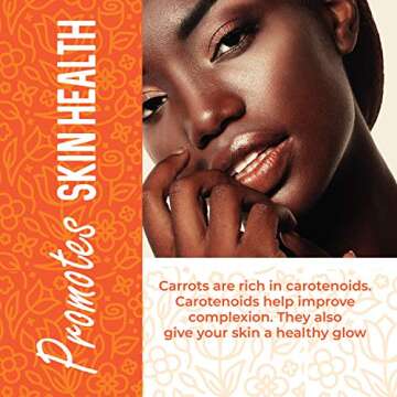 Herbaila Carrot Powder 16oz (1 lb), Pure Dried Carrot Juice Powder, Smoothie Booster, Natural Orange Carrot Food Coloring, non-GMO, Gluten-free