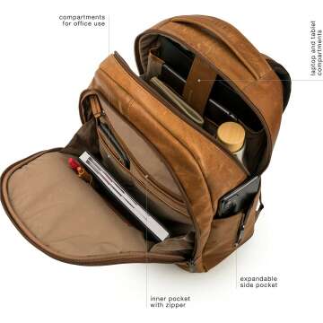 VELEZ Leather Backpack